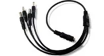 DC Jack With 100mm Ripcord Power Lead