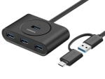 UGreen 4-Port USB 3.0 Hub with Micro USB | 5Gbps Data Transfer - 0.5m