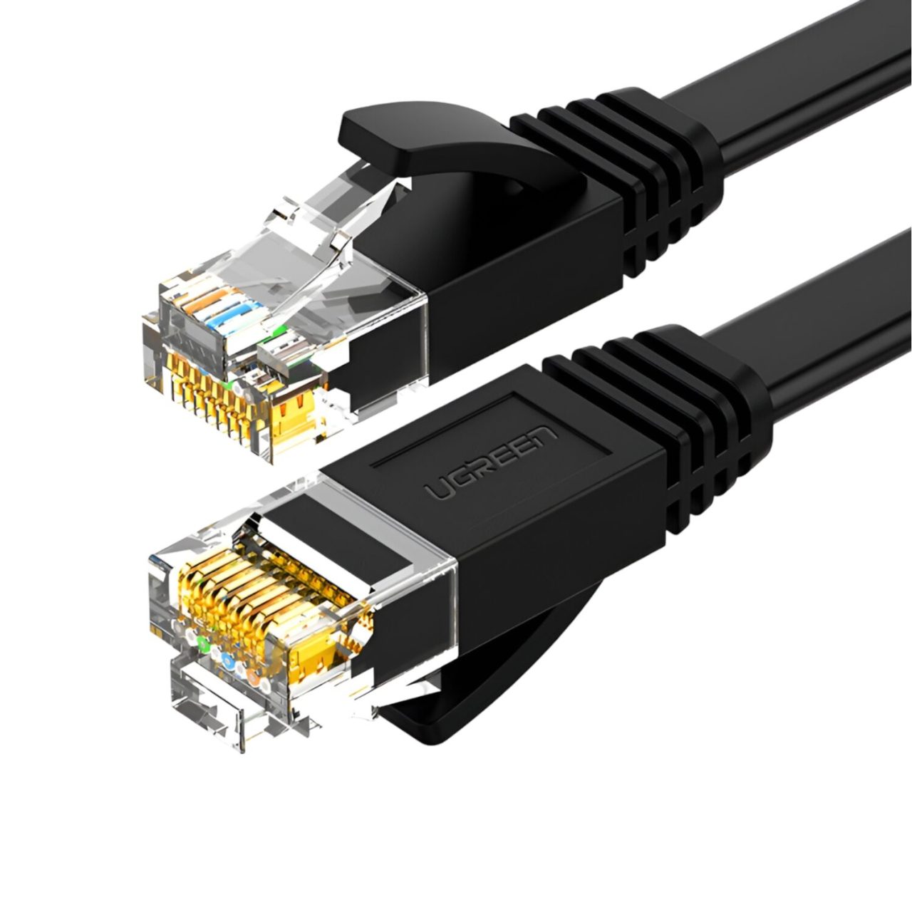 UGreen NW102 Cat6 U/UTP Flat Ethernet Cable 10m - Black
