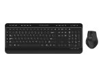 PCBuilder Alpha Silent Wireless Keyboard and Mouse Combo