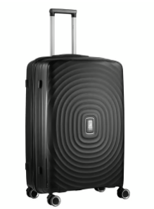Travelwize Ripple PP 4-Wheel Spinner 75cm Luggage Black