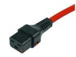 2M C19 F T0 C20 M Lockable Power Cable Red