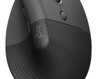 Logitech Lift Vertical Ergonomic Mouse for Business - GRAPHITE / BLAC