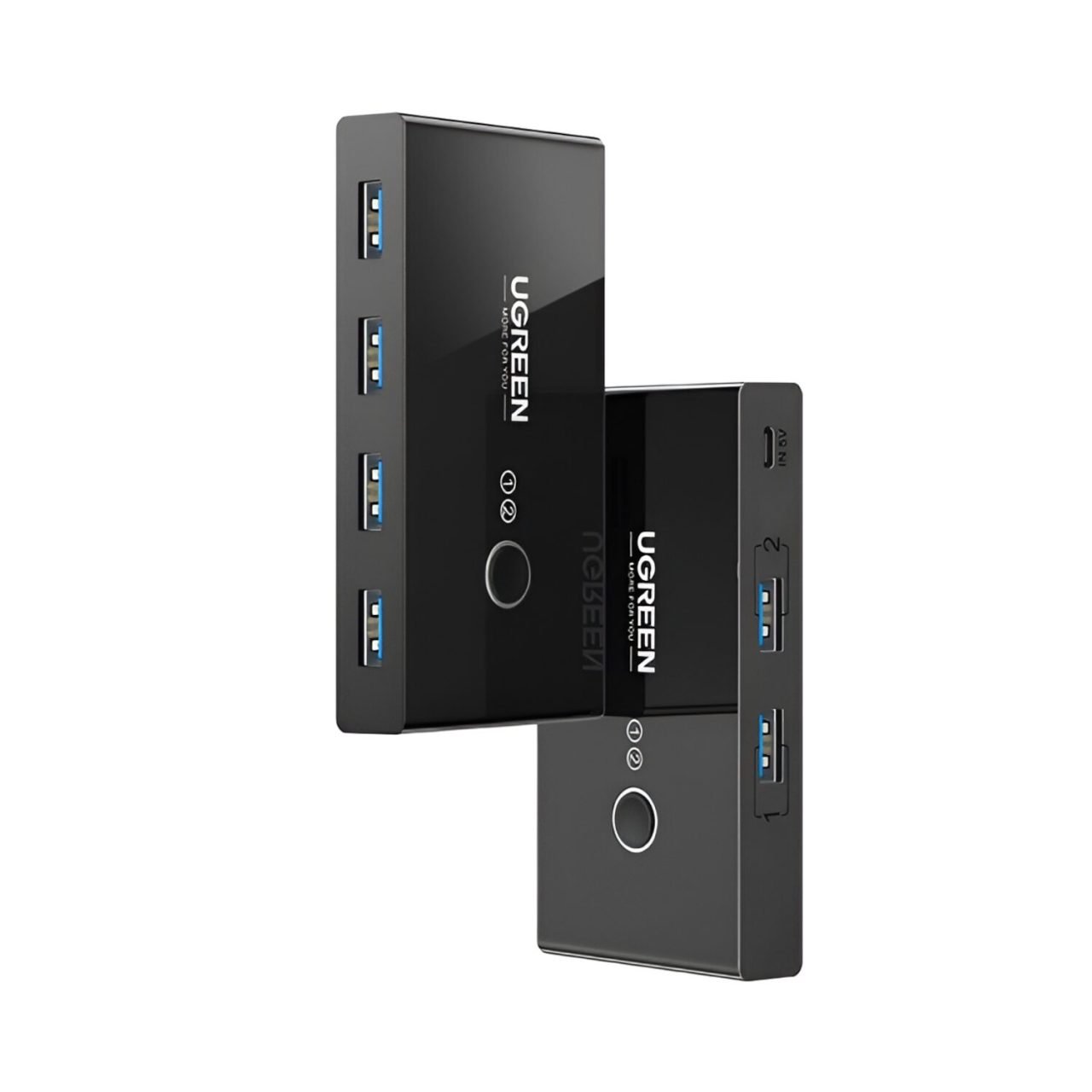UGreen  USB 3.0 4-Port Switch Box, with 1.5m USB Cables