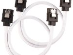 Corsair Premium Sleeved SATA 6Gbps 30cm White SATA Cable