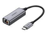 UGreen CM199-50737 Type-C to Gigabit Ethernet Adapter - Silver