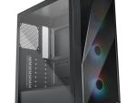 Cooler Master CMP 520 ARGB Windowed Tempered Glass Black Mesh ATX Mid-Tower Desktop Chassis & Elite NEX 600W PSU Combo