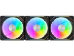 DarkFlash  Gauss G24 ARGB Black 120mm Case Fan - Triple Pack