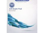Marlin A4 100 Page Exam Pads Punched