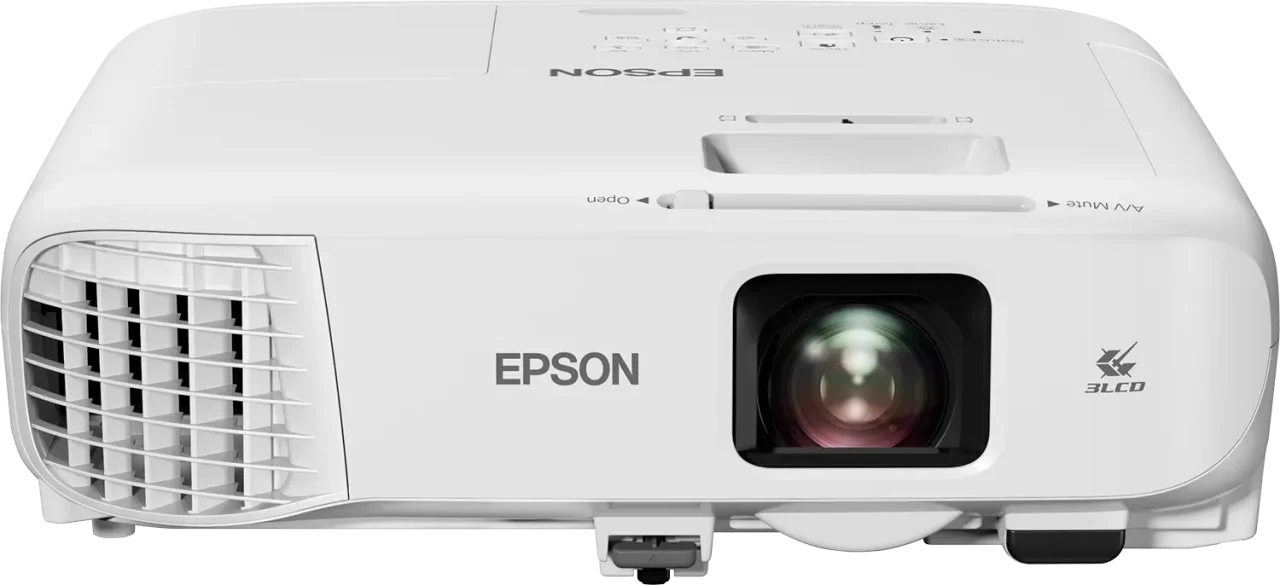 Epson 3600lm XGA 1024x768 4:3 16000:1 Lamp USB RS-232C 2VGA HDMI Wi-Fi Optio