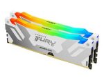 Kingston Fury Renegade RGB 64GB (2x32GB) DDR5-6400 CL32 Kit - 1.4V, White