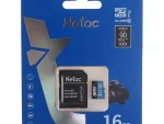 Netac P500 16GB MicroSD Memory Card with Adapter