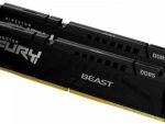 Kingston Fury Beast Black XMP 32GB (16GB x 2) DDR5-6800 CL34 288-Pin 1.1V Desktop Memory Module