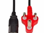 Power Cable with Red Top Plug and 1 Kettle Connector