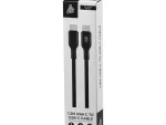 Pro Bass Cord Series 1.2m 30W Type-C to Type-C Braided Black