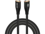 Pro Bass FlexiCord Series 2m 60W Type-C to Type-C Charging Cable - Black