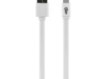 Pro Bass FlexiCord Series 2m USB To Lightning Charging Cable - White