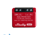 Shelly Smart Mini Wi-Fi Relay With Power Metering, 1 Channel, 8A