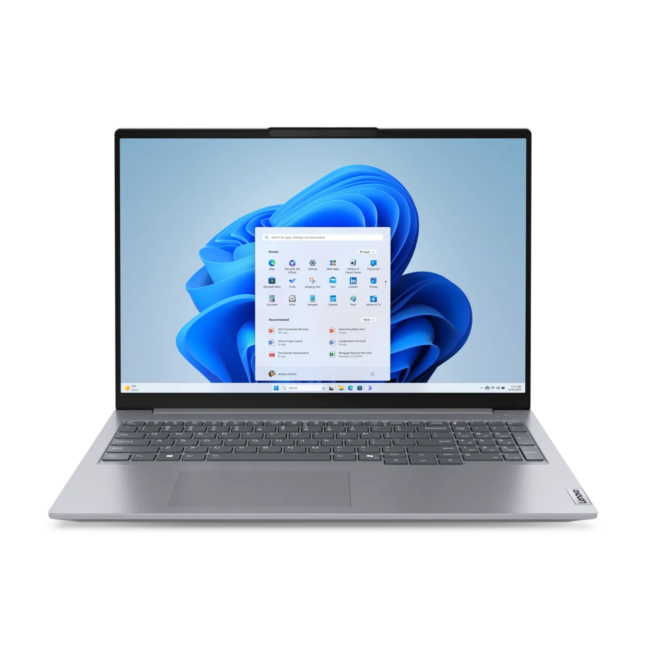 Lenovo Thinkbook 16 G7 ARP | AMD R5-7535HS | Grey | 16'' | 16GB  | 512GB | Windows 11 Pro