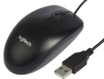 Logitech B100 Optical USB Mouse - Black/Grey - USB -Hendrix White Box B100