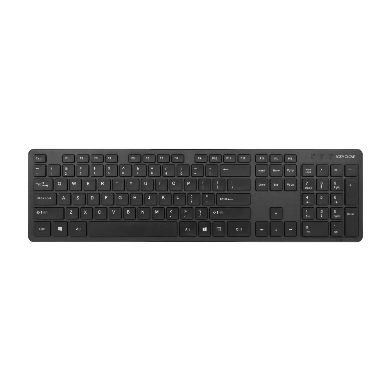 Body Glove Wireless Keyboard USB Black