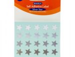 Marlin Self Adhesive Labels 180 Silver stars