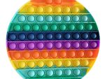 Sceedo Pop It Bubble Circle Fidget - Rainbow