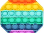 Sceedo Pop It Bubble Octagon Fidget - Rainbow