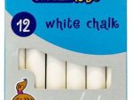 Marlin Kids White Chalk Pack of 12 Non-Toxic