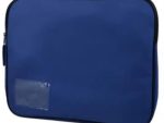 Marlin Canvas Book Bag Navy Blue - Safe And Secure Zip
