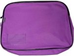 Marlin Canvas Book Bag Purple - Safe And Secure Zip Closure