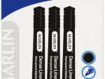 Marlin Dense Permanent Markers 10&apos;s Black