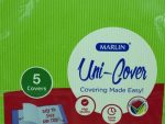Marlin Kids A4 Precut Book Cover Green 5 Pack