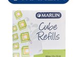 Marlin Cube Refills White Paper 10x10cm in shrink