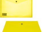 Marlin A4 Yellow Carry Folder with Stud