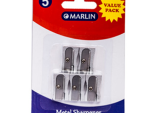 Marlin Metal Sharpeners 1 Hole 5&apos;s Blister pack