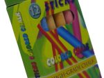 Brainware Kids Coloured Chalk Pack of 12