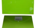 DLOffice A4 Carry Folder with Press Stud on Flap Green