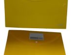 DLOffice A4 Carry Folder with Press Stud on Flap Yellow