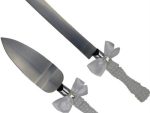 Casey Cake Knife And Spatula Server Set