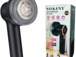 Sokany Black Lint Remover Rechargeable With LCD