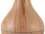 Casey Ultrasonic Aroma Humidifier Light Hollow Wood Grain
