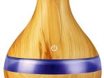 Casey Ultrasonic Aroma Portable Humidifier Light Wood Grain