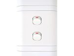 Lesco Flush Cover with 2 Lever 2 Way Switch