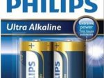 Philips Ultra Alkaline Battery LR14E2B 2 x Type C/ LR14 Ultra Alkaline Batteries