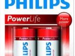 Philips PowerLife Battery LR14P2B C Alkaline Batteries , 15.V
