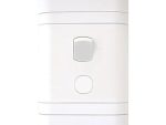 Lesco 2 Pole Flush Isolator Switch with Rectangle Flush