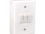 Lesco LSS Range 3 Lever 3x1 Way Switch Shrink Wrapped