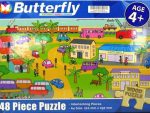 Butterfly 48pc Transport Wooden Puzzle