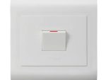 Lesco 2 Pole Flush Isolator Switch with Square Flush Cover